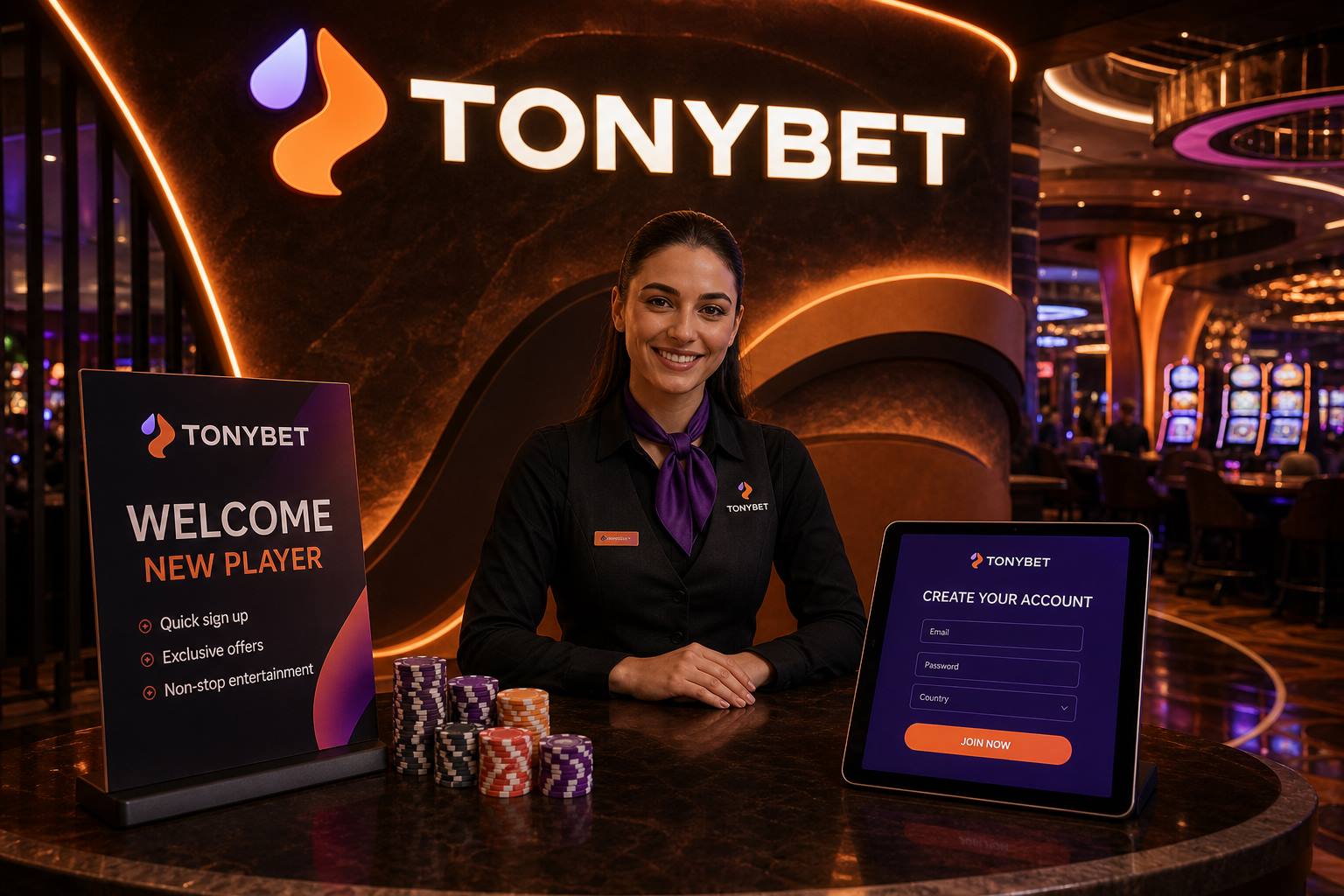 Tonybet registration desk
