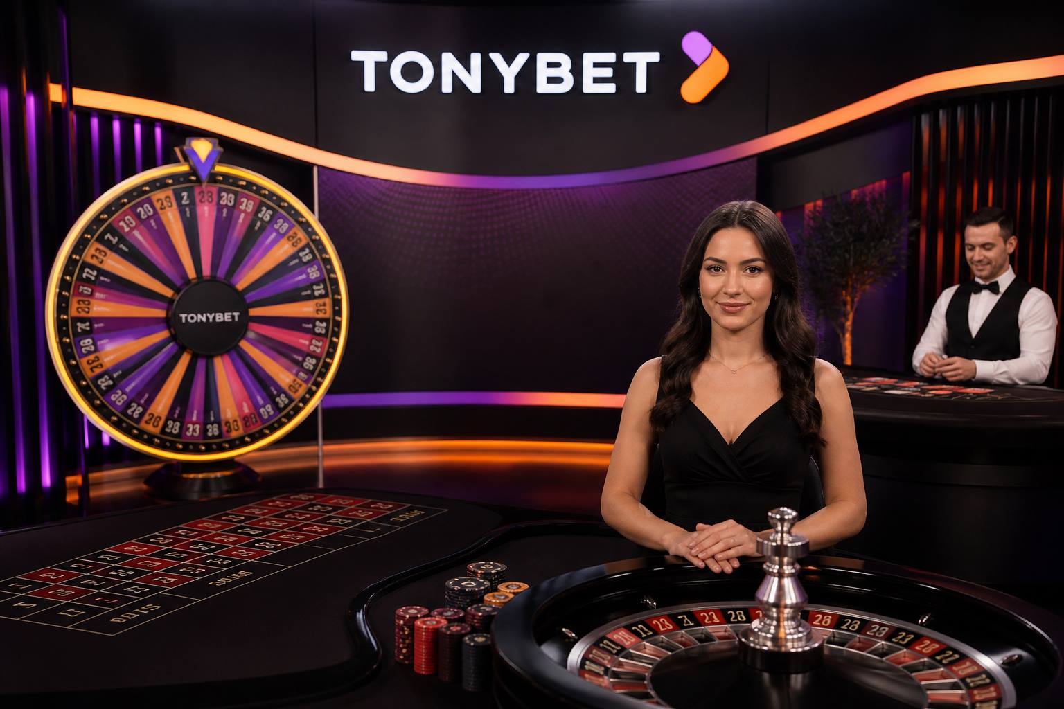 Tonybet live casino studio