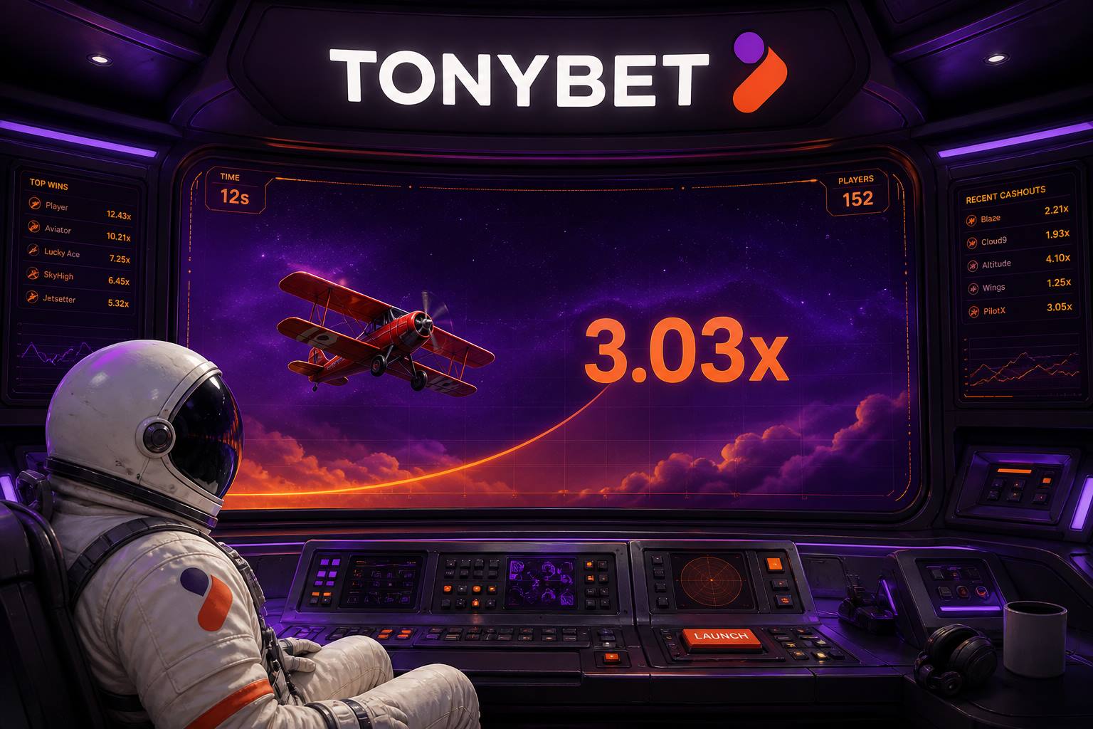 Tonybet crash promo
